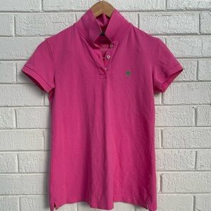 Lilly Pulitzer Pink Polo Short Sleeves*Excellent Condition*